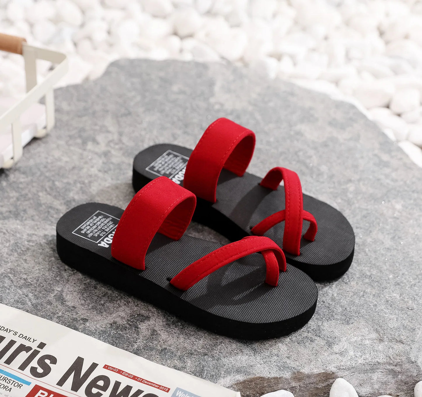 Women's Lightweight EVA Flip-Flop Sandals | Non-Slip Flat Slippers