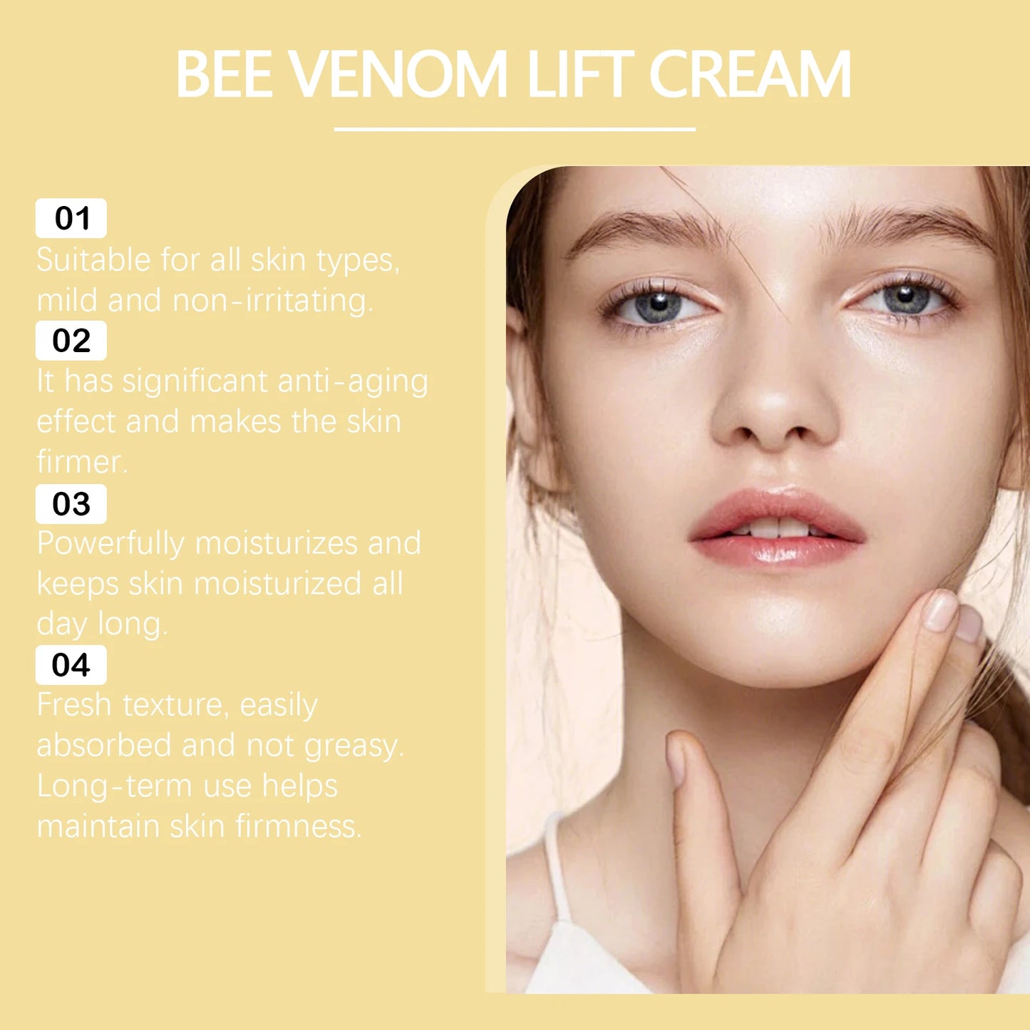 Bee Venom Face Cream Anti-Wrinkle Firming Moisturizer 50ml