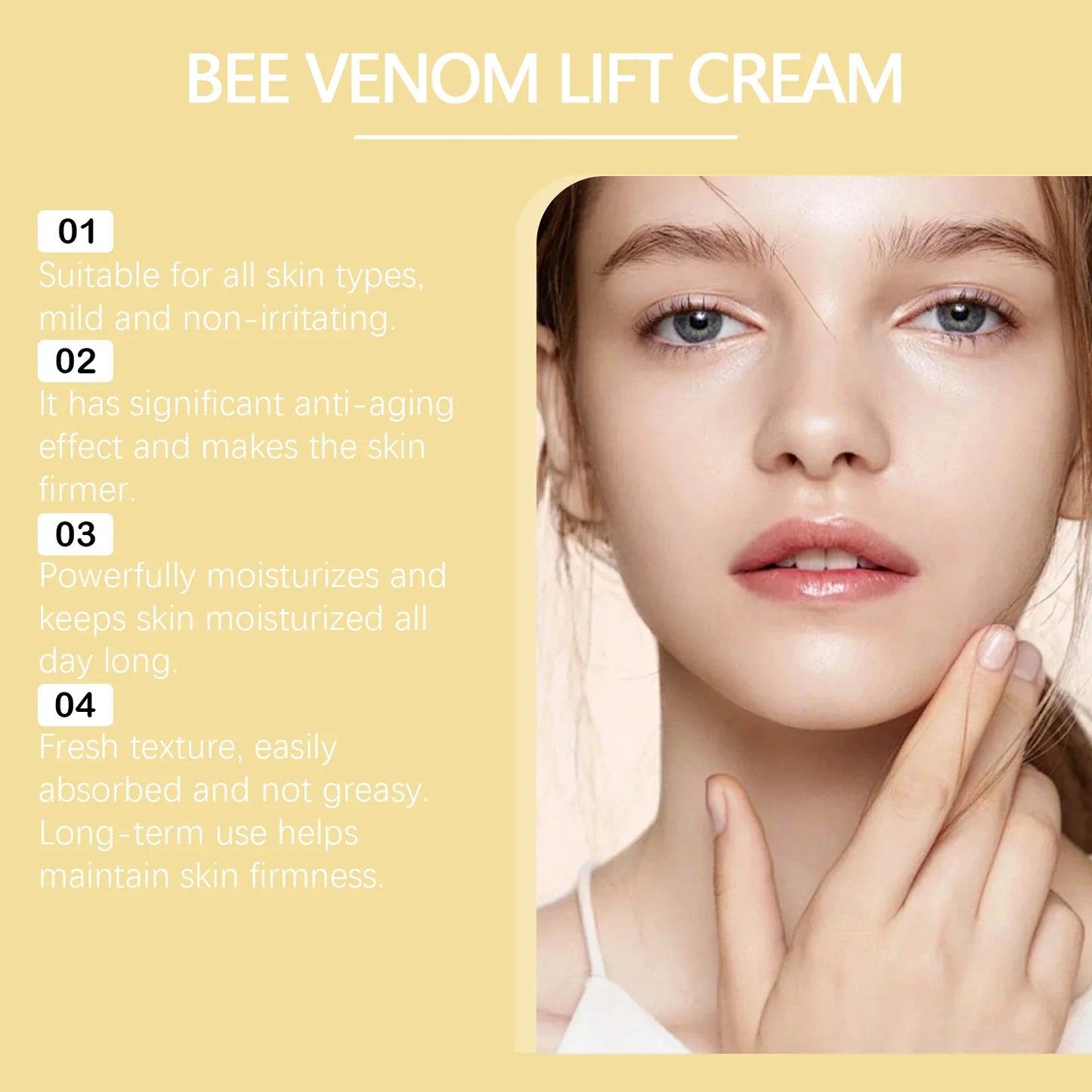 Bee Venom Face Cream – Firming Anti-Wrinkle Moisturizer 50ml