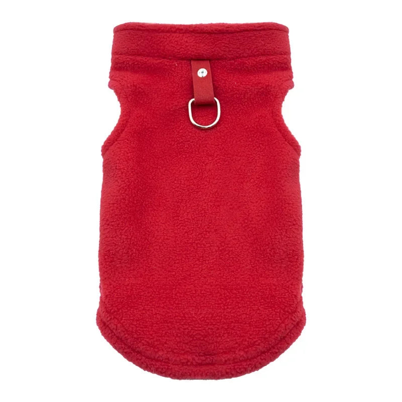 Polar Fleece Cat & Dog Vest – Cozy Soft Pet Hoodie S/M/L