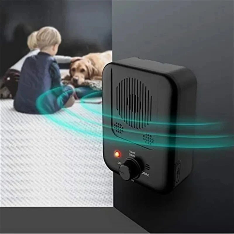 New Ultrasonic Automatic Dog Barking Stop Device Anti Barking Dog Training Tool Dog Driving Repeller Peaceful Pleasures Health and Wellness