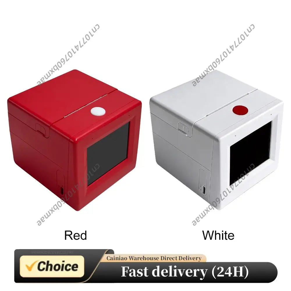 Smart AI Voice Sticker Printer Box Inkless Instant Printer for Home Office Study & DIY Projects 5 Rolls Paper Included Peaceful Pleasures Health and Wellness