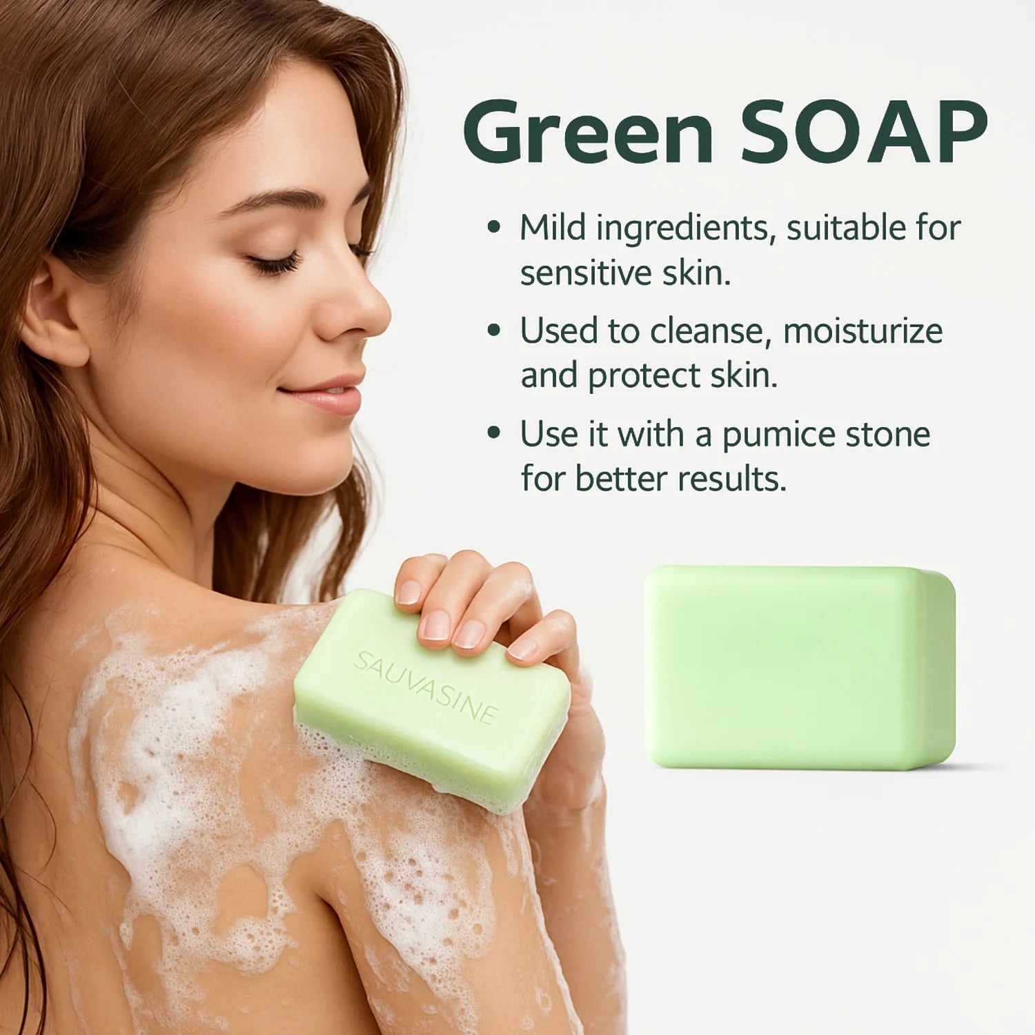 Tea Tree Oil Soap Bar for Men & Women, Deep Cleansing, Soothing for Dry Skin, Body Odor Care, Exfoliates & Firms Skin, 100g Peaceful Pleasures Health and Wellness