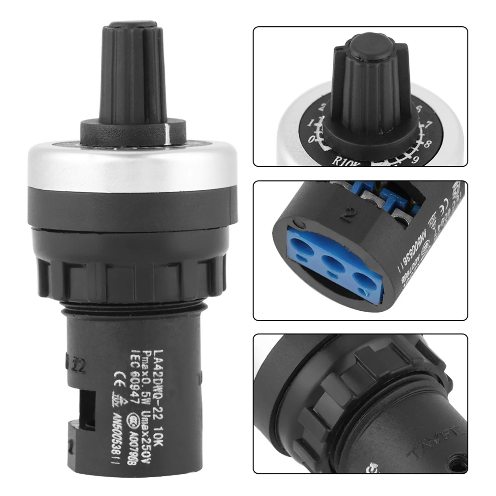 10k Potentiometer Panel Mount VSD VFD for Variable Speed Drive Invert VFD Potentiometer VSD Potentiometer 10k Potentiometer Peaceful Pleasures Health and Wellness