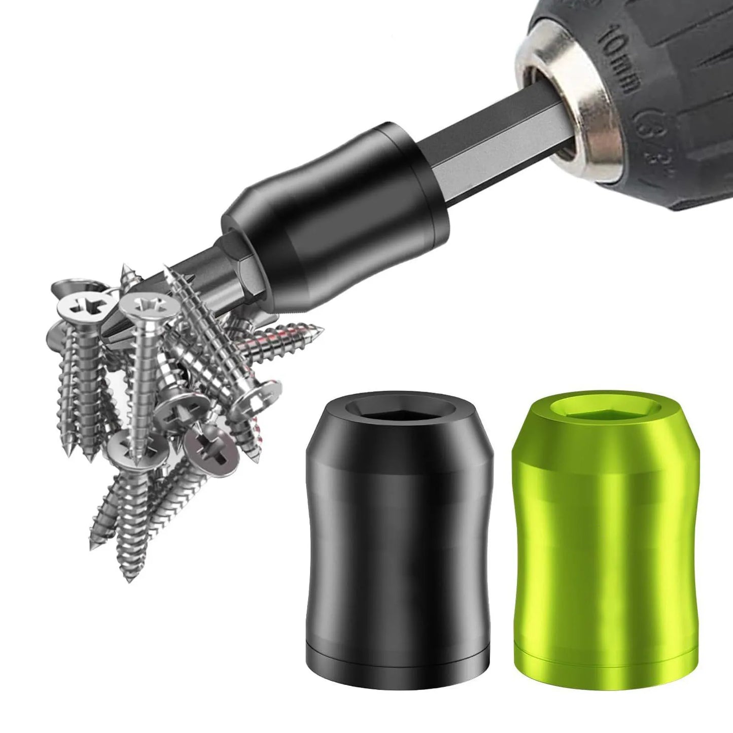 Drill Bit Magnetic Screwdriver Head Magnetic High Hardness Strong Magnetic Screw for 6.35mm Hex Shank Bits Peaceful Pleasures Health and Wellness