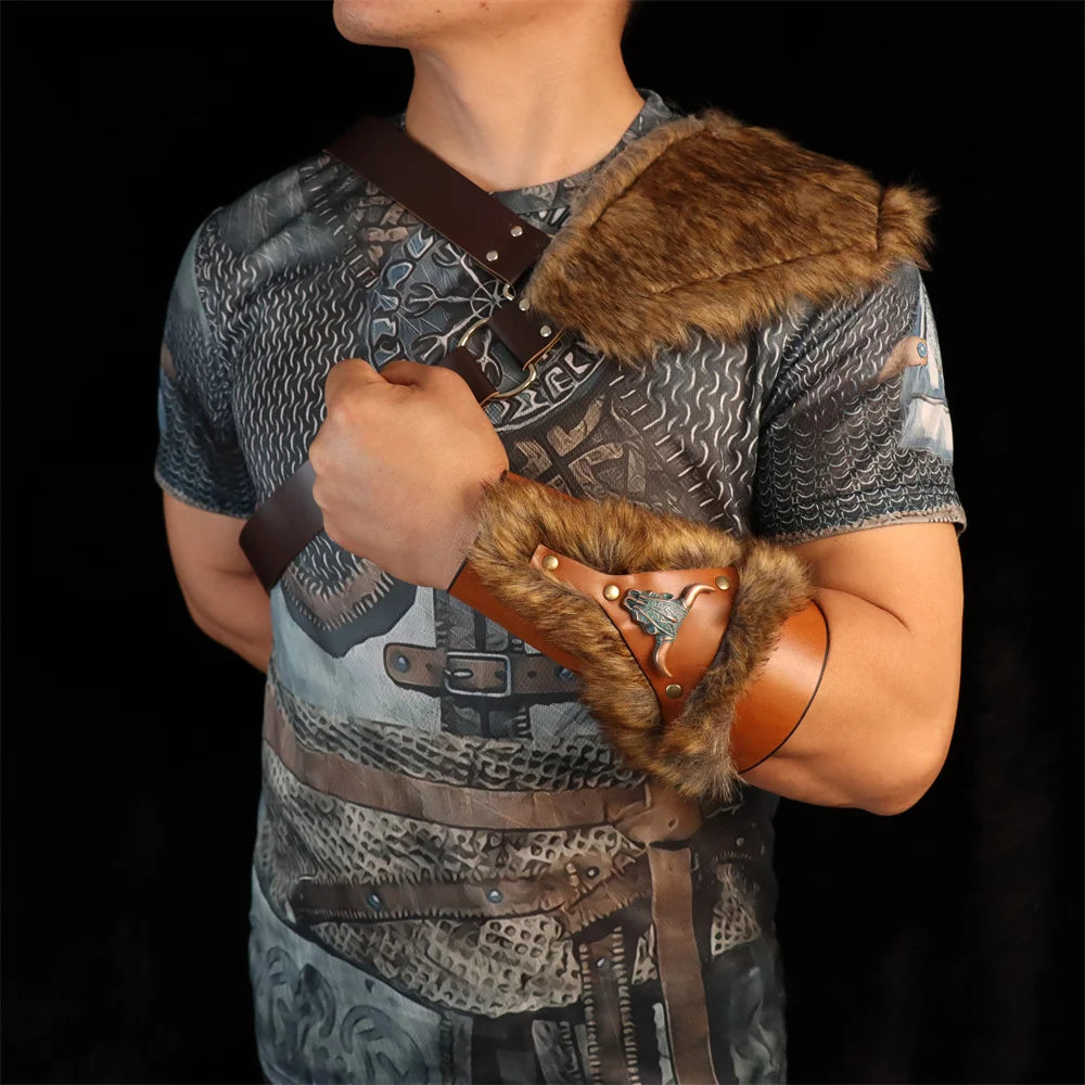Halloween Props Medieval Warrior Women Armour Costume Cosplay LARP