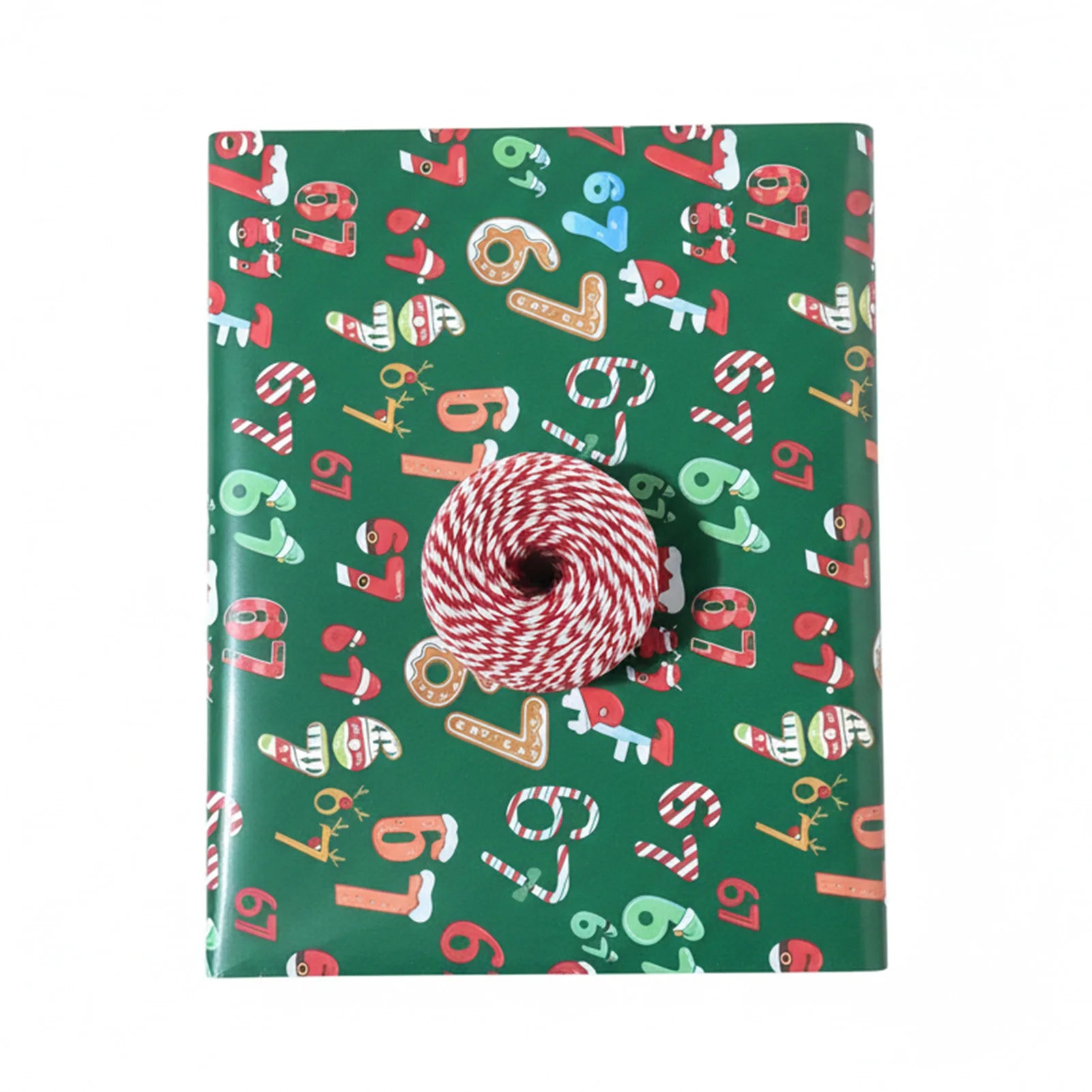 67 Meme Christmas Gift Wrap 90cm Long Roll 50cm Width Fun Holiday Party Present Wrapping Paper For Family Office Small Gift Shop Peaceful Pleasures Health and Wellness B
