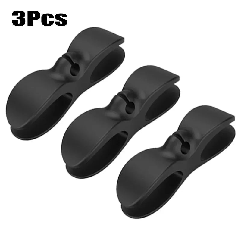 Silicone Cable Winder Cord Organizer Clips for Kitchen 3/6 Pcs
