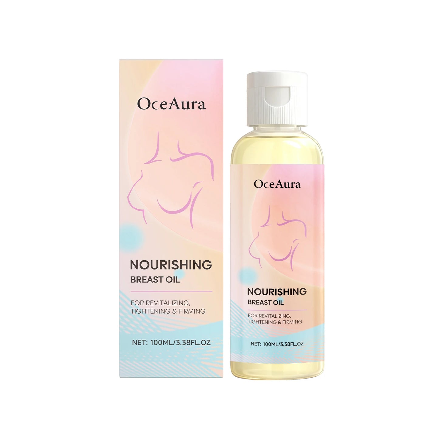 OceAura Breast Massage Oil – Firm & Nourish Skin Contours