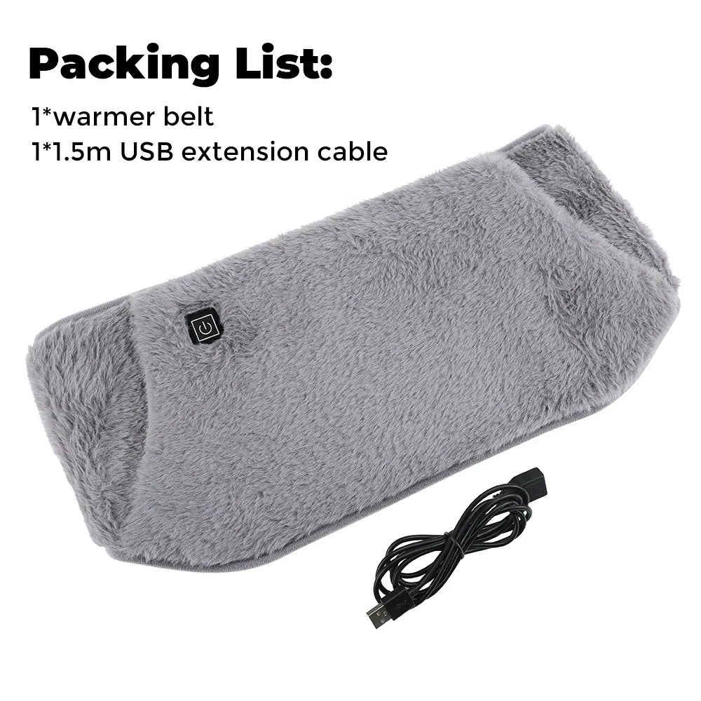 2-in-1 Electric Heated Waist Belt & Hand Warmer | 3 Heat Levels