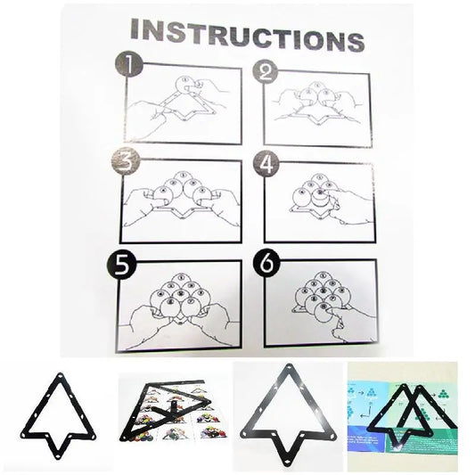 Billiards Rack Positioning Stickers – 8 Ball & 9 Ball Set Billiards Rack Sticker Oasis Select