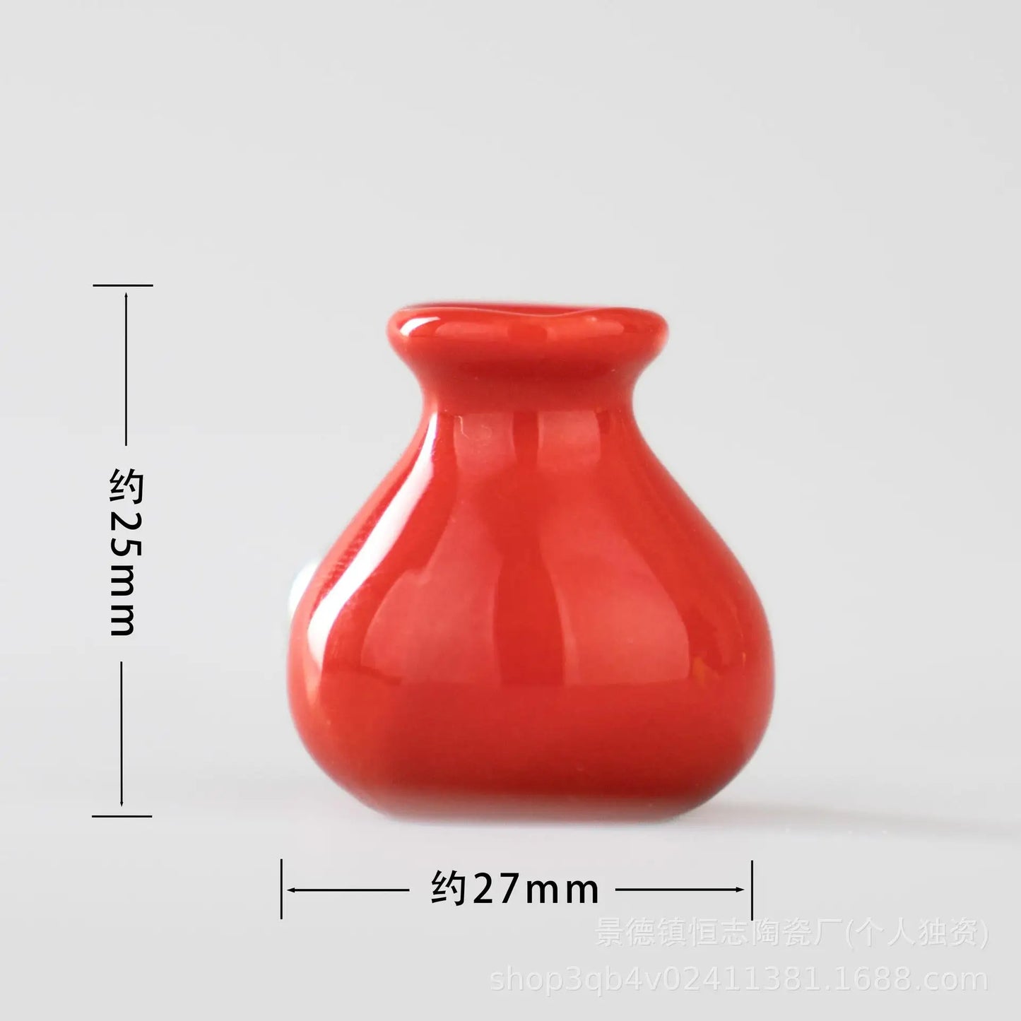 New Mini Ceramic Small Vase Refrigerator Stickers Creatives 3D Three-dimensional Home Decoration Magnet Home Decor Items Fridge Peaceful Pleasures Health and Wellness L