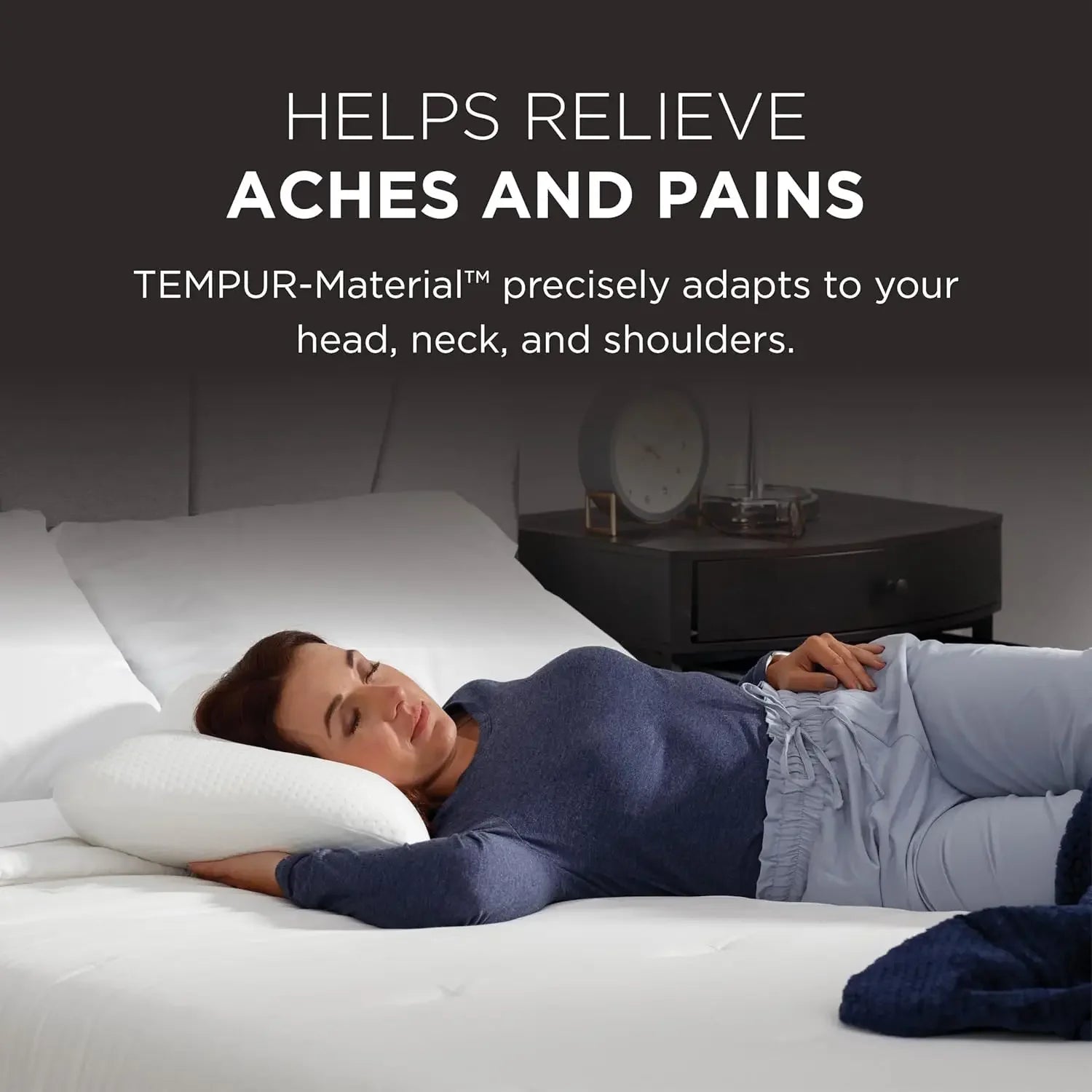 Luxury Memory Foam Pillow for Neck & Shoulder Pain Relief Peaceful Pleasures Health and Wellness