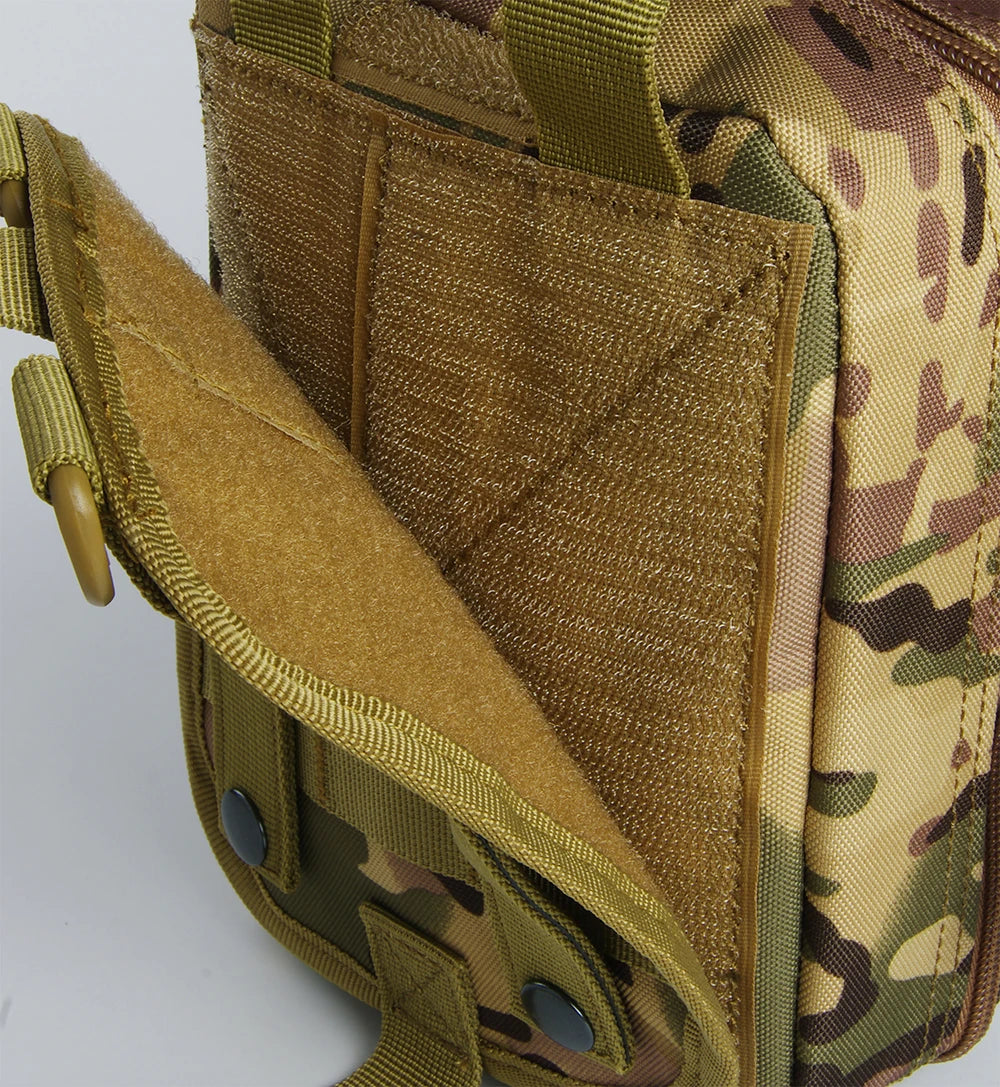 First Aid Bag Camping Tactical Medical Pouch EMT Emergency Survival Kit Hunting Outdoor Box Large Size 800D Nylon Bag Package Peaceful Pleasures Health and Wellness