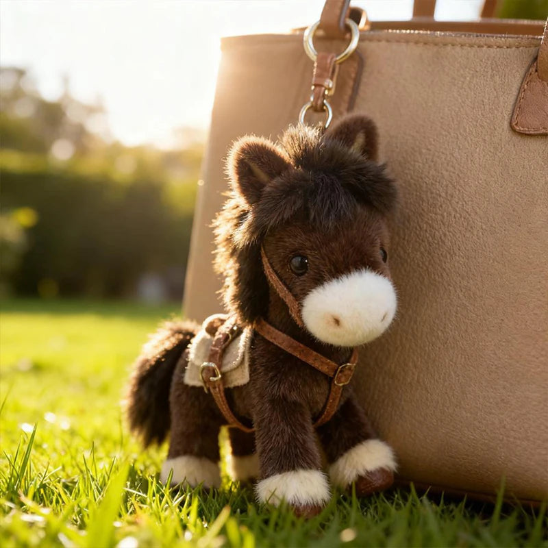 Horse Zodiac Plush Keychain | 2026 Year of the Horse Gift
