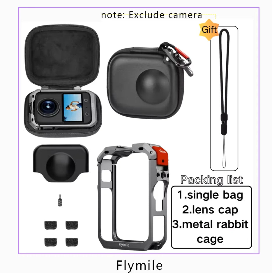 DJI Osmo 360 Accessories Kit – Cage, Glass & Mount