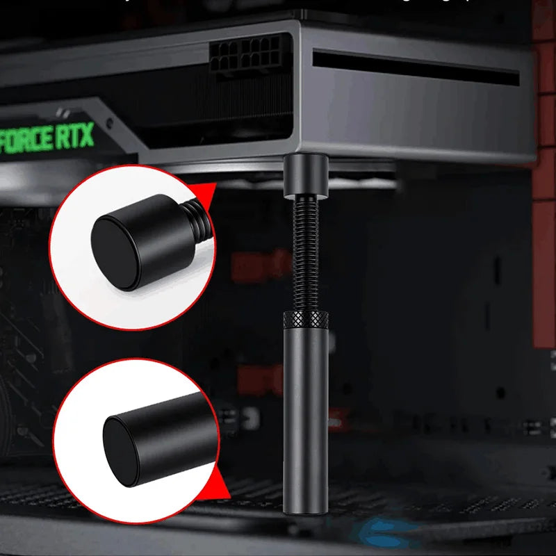 Magnetic GPU Anti-Sag Stand – Telescopic Aluminum Support Peaceful Pleasures Health and Wellness