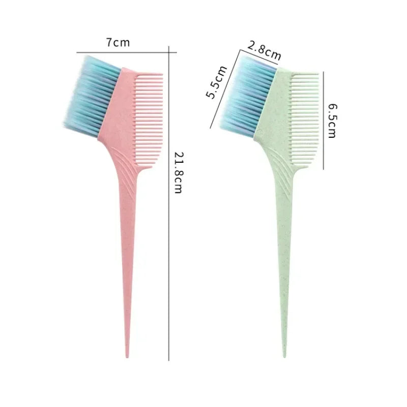 MOONBIFFY Hair Dye Brush – Colorful Soft Bristles | Professional Salon & Home Hair Coloring Tool Peaceful Pleasures Health and Wellness