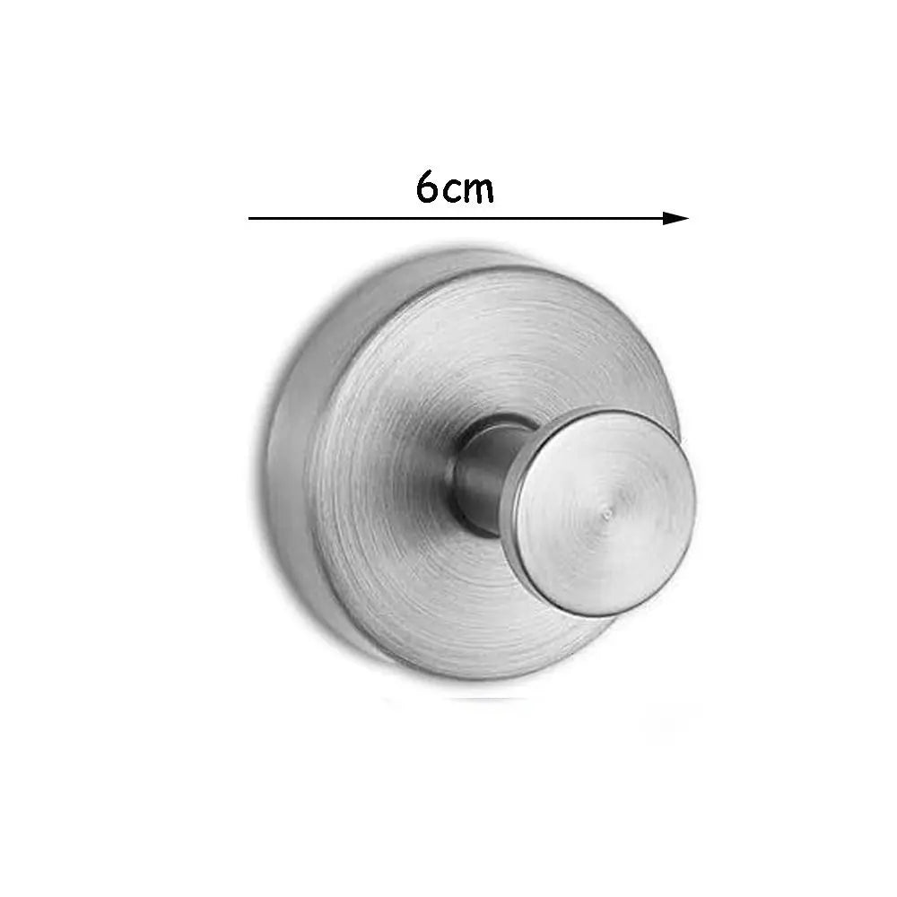 Traceless Suction Cup Hooks | No-Drill Stainless Steel Door Hook