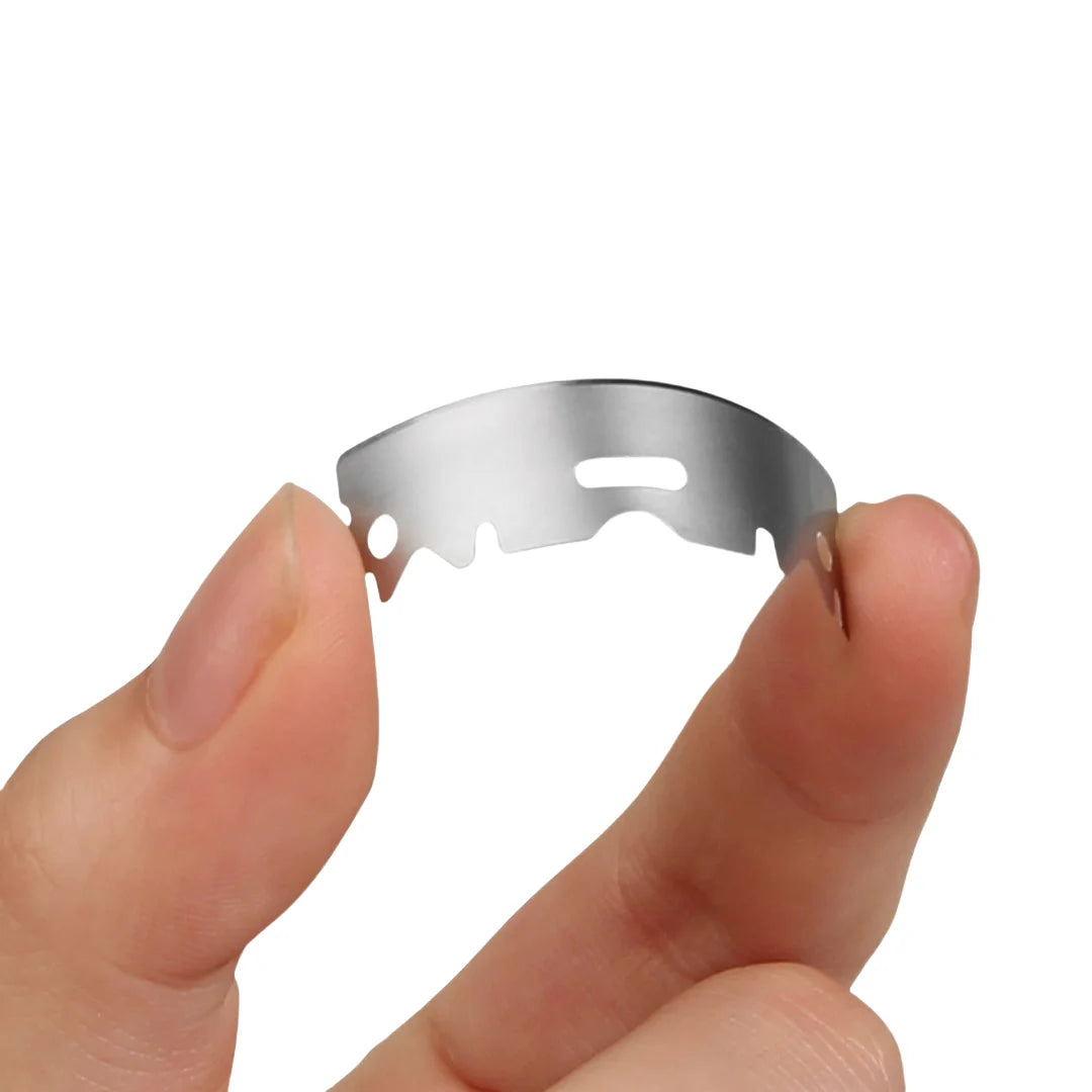 100Pcs Stainless Steel Razor Blades, Safety Replacement Shaving Blades For Men Shaver, Barber Salon Cutting Tool Accessories Peaceful Pleasures Health and Wellness