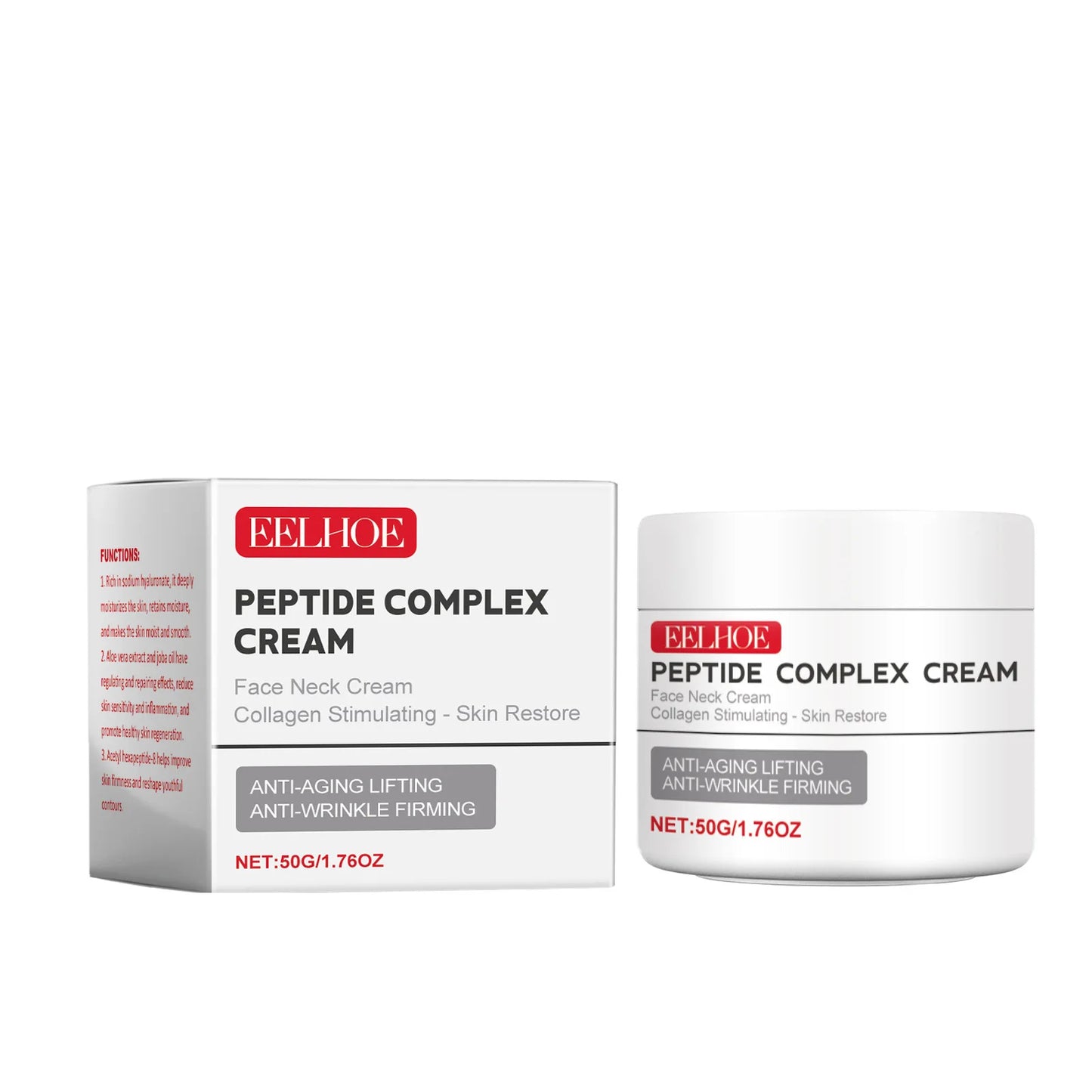 EELHOE Peptide Firming Face Cream – Hydrating & Lifting 50g