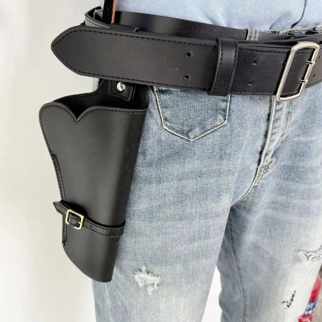 Tactical holster waist bag Composite cowhide waist belt kit dual guns Shell Ammo Holder Bag Carrier Pouch Gun Holsters Peaceful Pleasures Health and Wellness