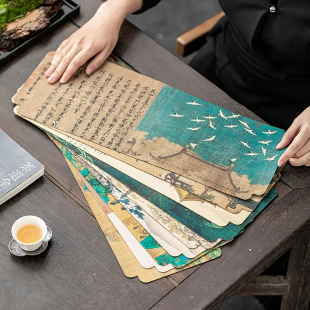 Chinese Style Tea Mat – Double-Sided Waterproof Tea Table Cloth