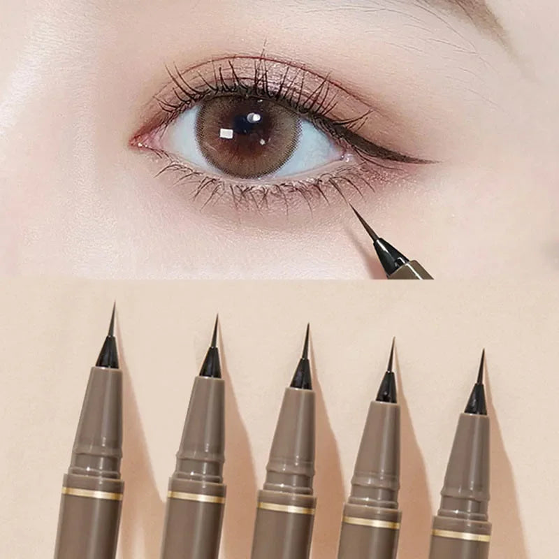 Ultra-Thin Waterproof Liquid Eyeliner Pen – Black & Brown