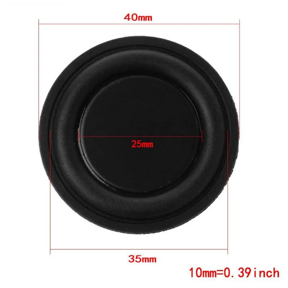 52mm 50mm Subwoofer Speaker 40mm Repair Kit 30mm Speaker Vibration Membrane Woofers Bass Rubber Passive Radiator Peaceful Pleasures Health and Wellness
