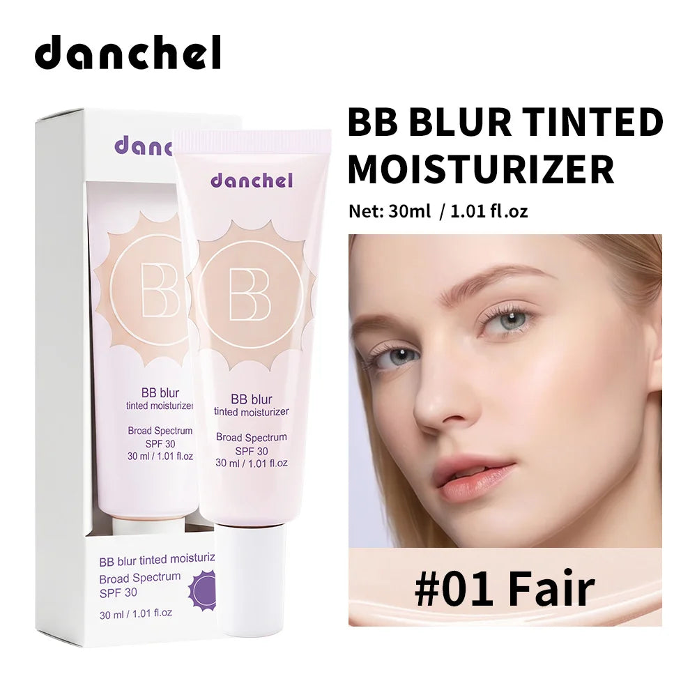 SPF30 BB Blur Tinted Moisturizer Medium Coverage Even Skin Tone Lightweight Sun Protection Face Makeup Peaceful Pleasures Health and Wellness 1Fair