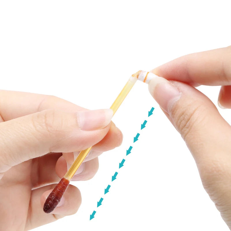 50 Disposable Iodophor Swabs for Disinfection Portable Convenient and Hygienic Breakable Cotton Swabs for Cleaning Wounds Peaceful Pleasures Health and Wellness