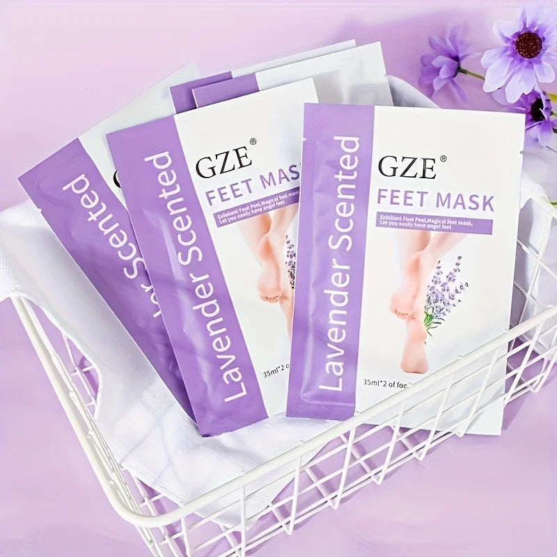 GZE Foot Peel Mask – Dead Skin & Callus Remover for Soft Feet