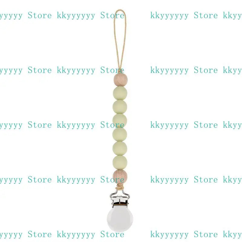 Baby Beaded Pacifier Clip Silicone Chain Soother Teether Holder