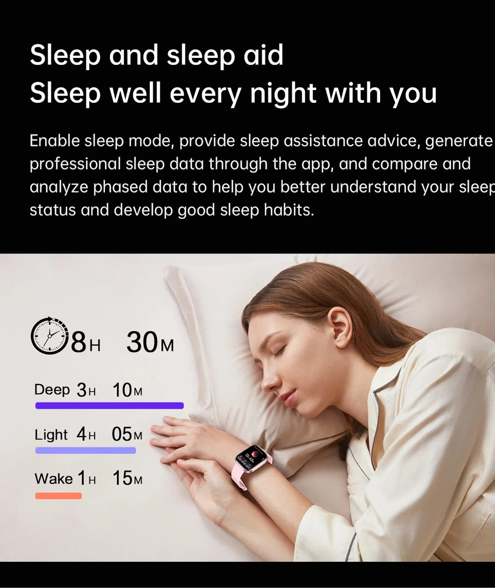 COTAUL G21 Smartwatch – Bluetooth Call, Fitness Tracker, IP67
