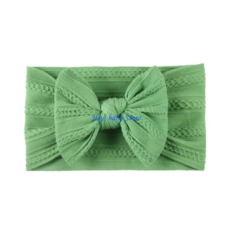 Soft Bow Headband for Baby Girls & Infants | Wide Band