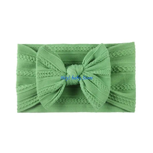 Soft Bow Headband for Baby Girls & Infants | Wide Band Baby Hair Accessory Peaceful Pleasures Health and Wellness