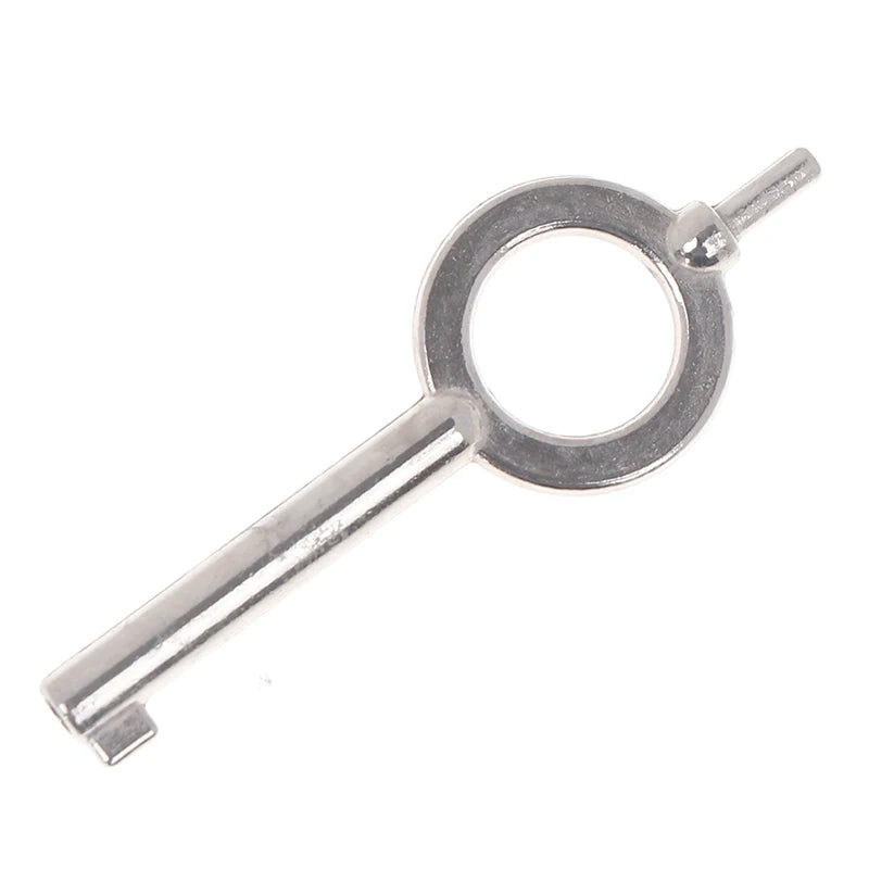American Style Universal Flat Key Blank Special Key Handcuff Lock Key Zinc Alloy Keychain 4.7*1.7cm Peaceful Pleasures Health and Wellness