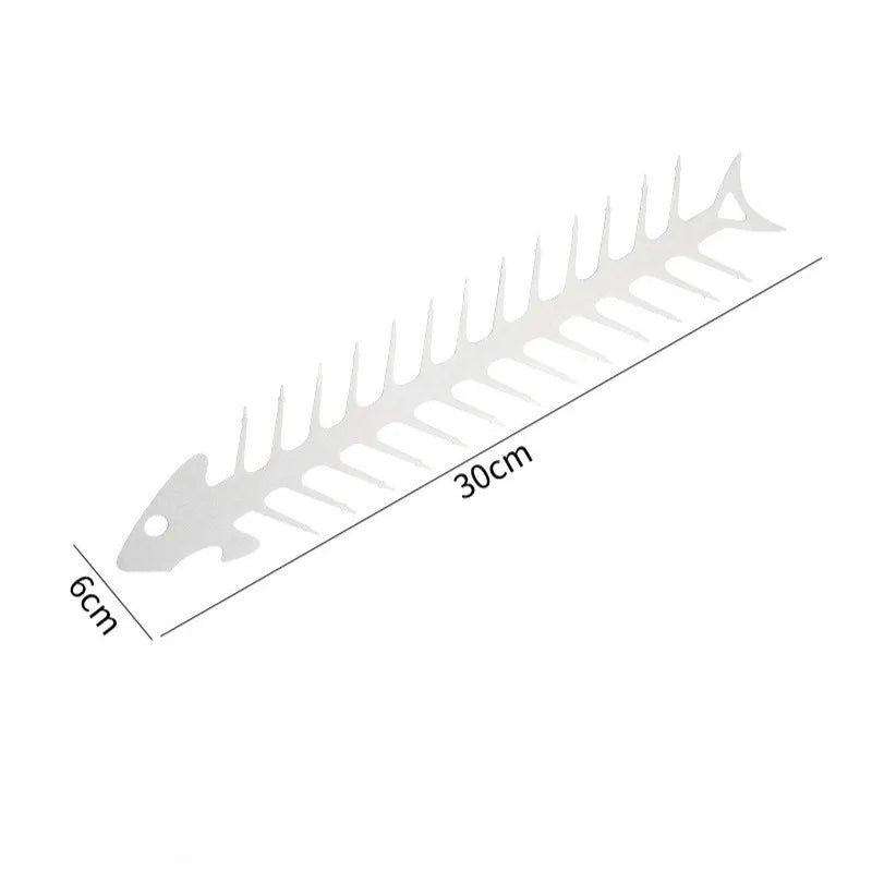 1PC Reusable Roaster Fork Metal Fishbone Shape Barbecue Skewer Roasting Skewers for Camping Grilling Skewers Campfire BBQ Tool Peaceful Pleasures Health and Wellness