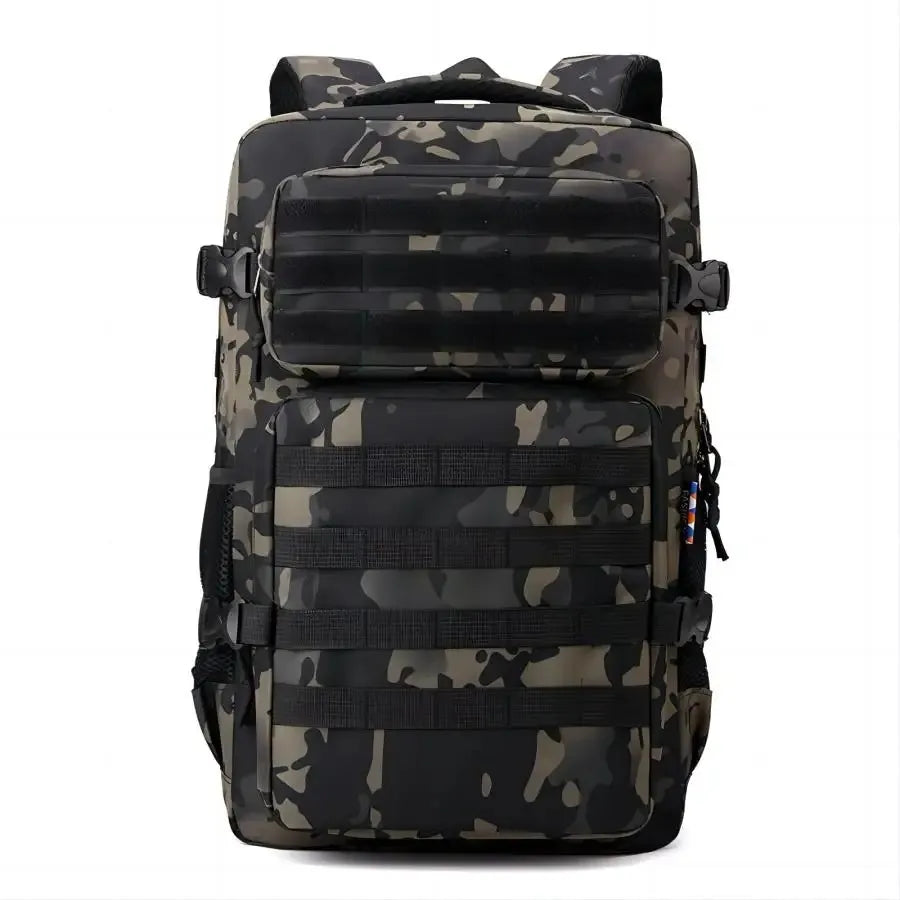 Military Tactical Backpacks For Men Camping Hiking Trekking Daypack Bug Out Bag Lage MOLLE 3 Day Assault Pack Peaceful Pleasures Health and Wellness Brown camouflage