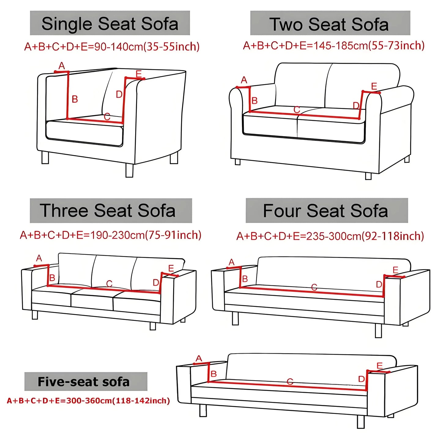 Jacquard Sofa Cover For Living Room Elastic Thick Jacquard Sofa Cover For L-shaped Corner Sofa Cover 1/2/3Seater with Pillowcase Peaceful Pleasures Health and Wellness
