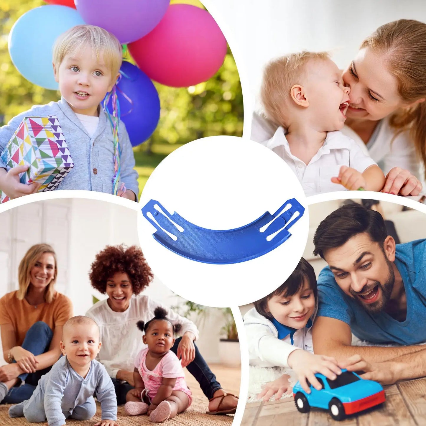90° Curve Toy Car Track Connector 20cm – Kids Racetrack Part Race Track Connector Peaceful Pleasures Health and Wellness