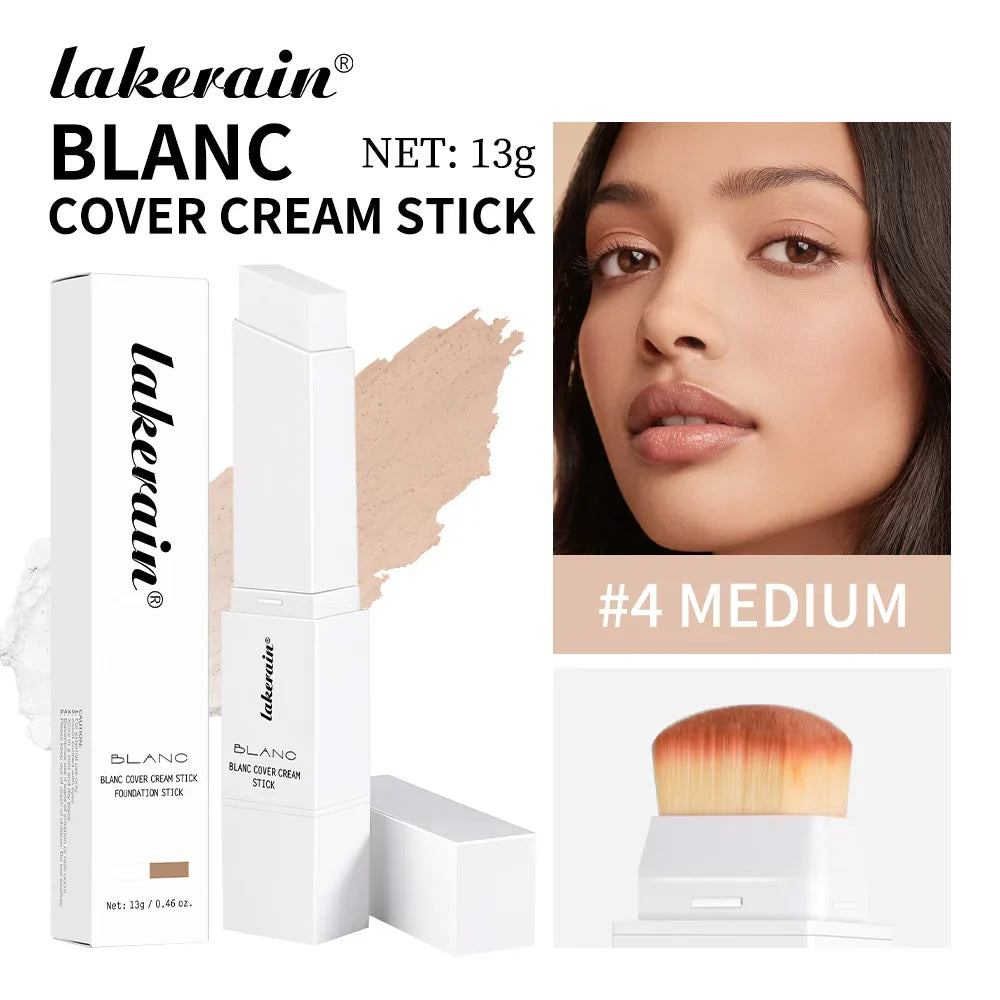 Lakerain Color-Changing Foundation Stick – Full Coverage Matte