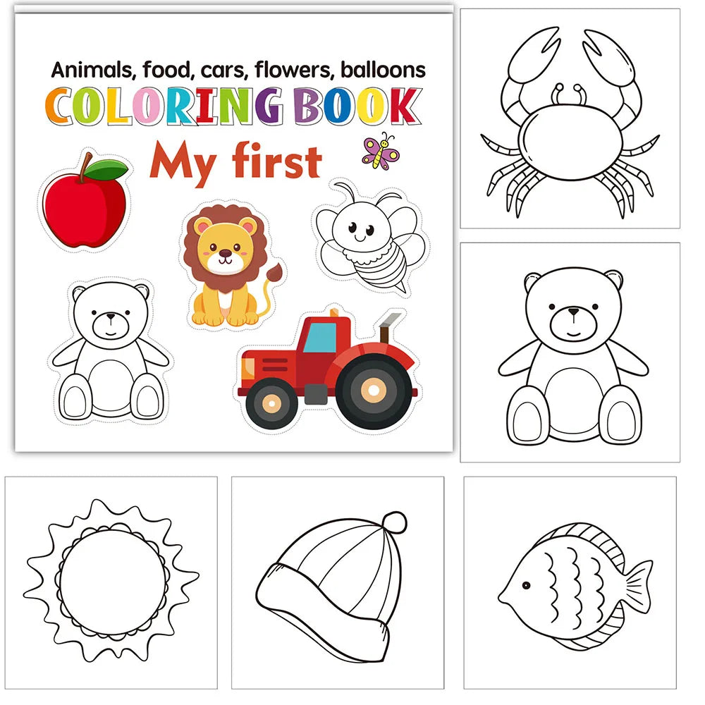 50 Mini Portable Doodle Books Student Decompression Coloring Various