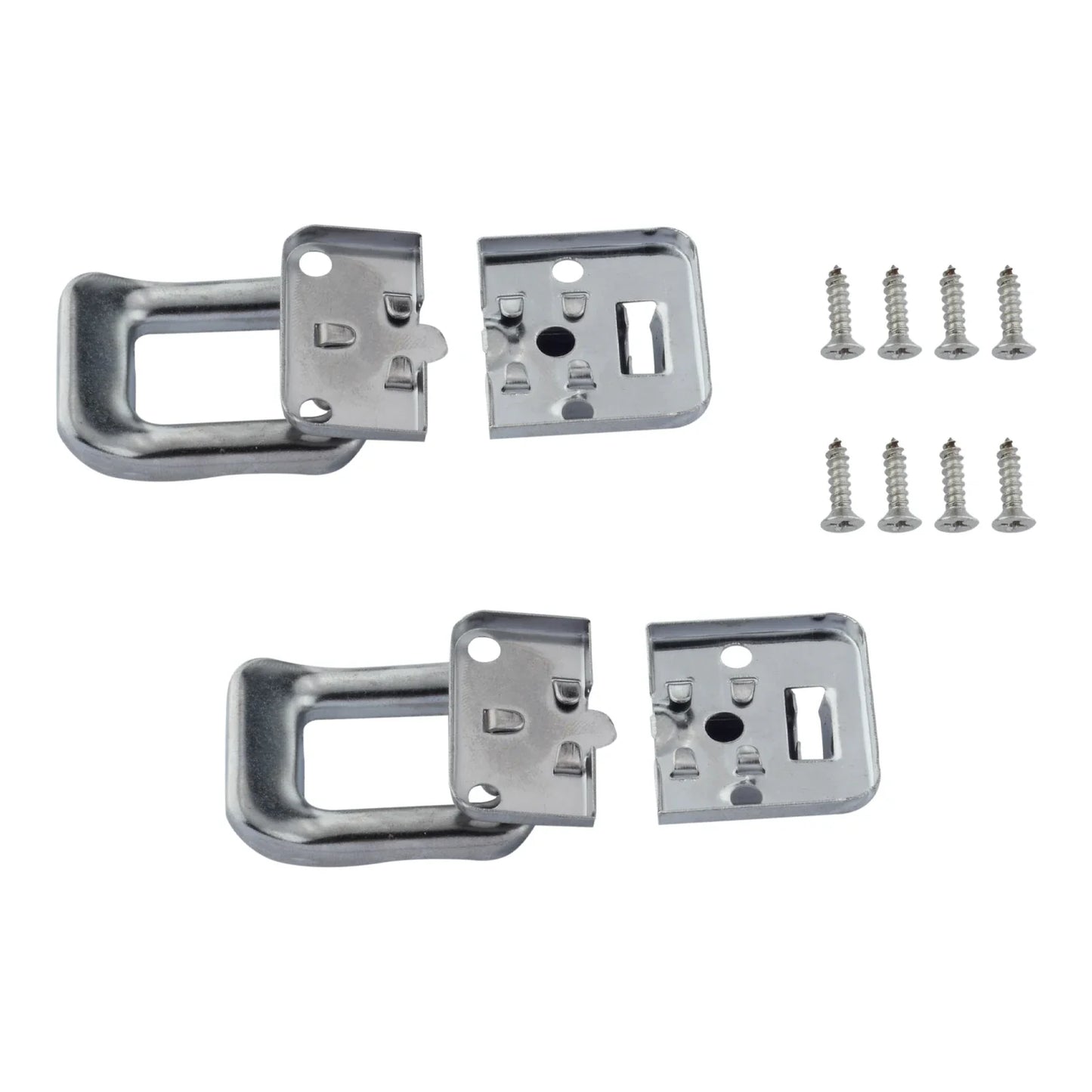 2-Pack Zinc Alloy Box Latch Clasps – Vintage Hasp Buckle 27×40mm
