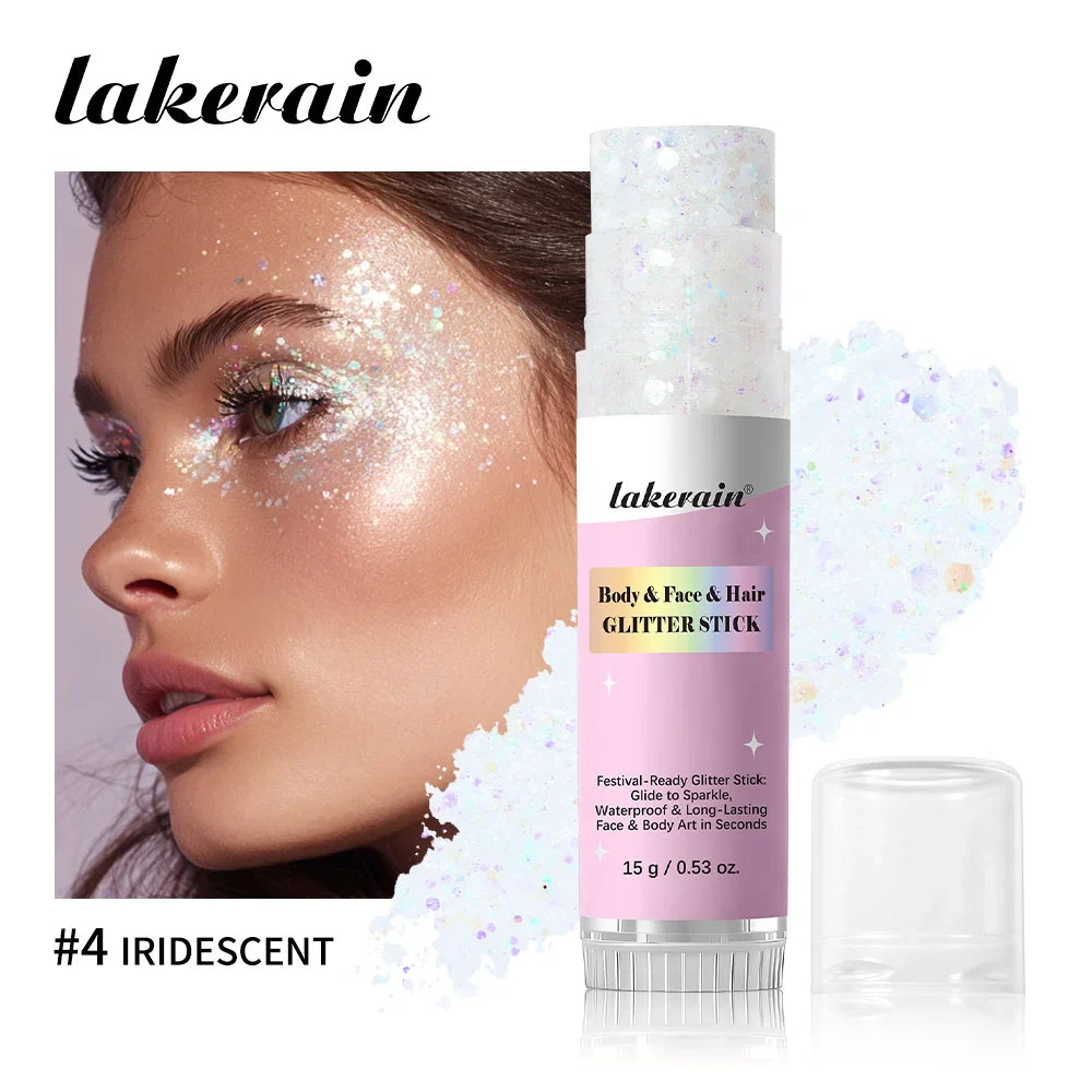 Body Shimmer Glitter Stick – Waterproof & Long-Lasting Glow