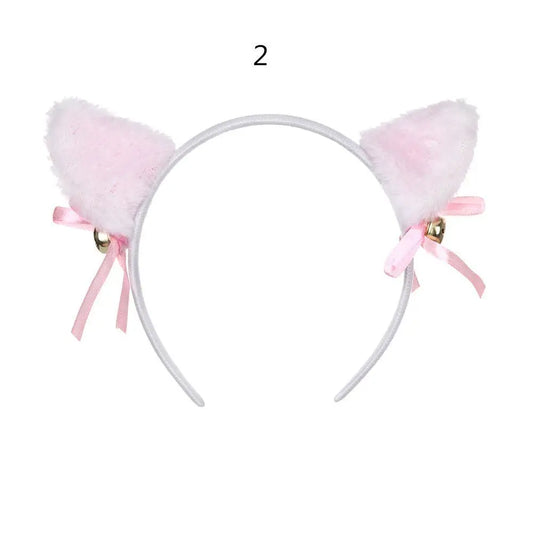 Anime Cat Ear Headband with Bell – Cosplay Hair Accessory Cosplay Headband Oasis Select 2-