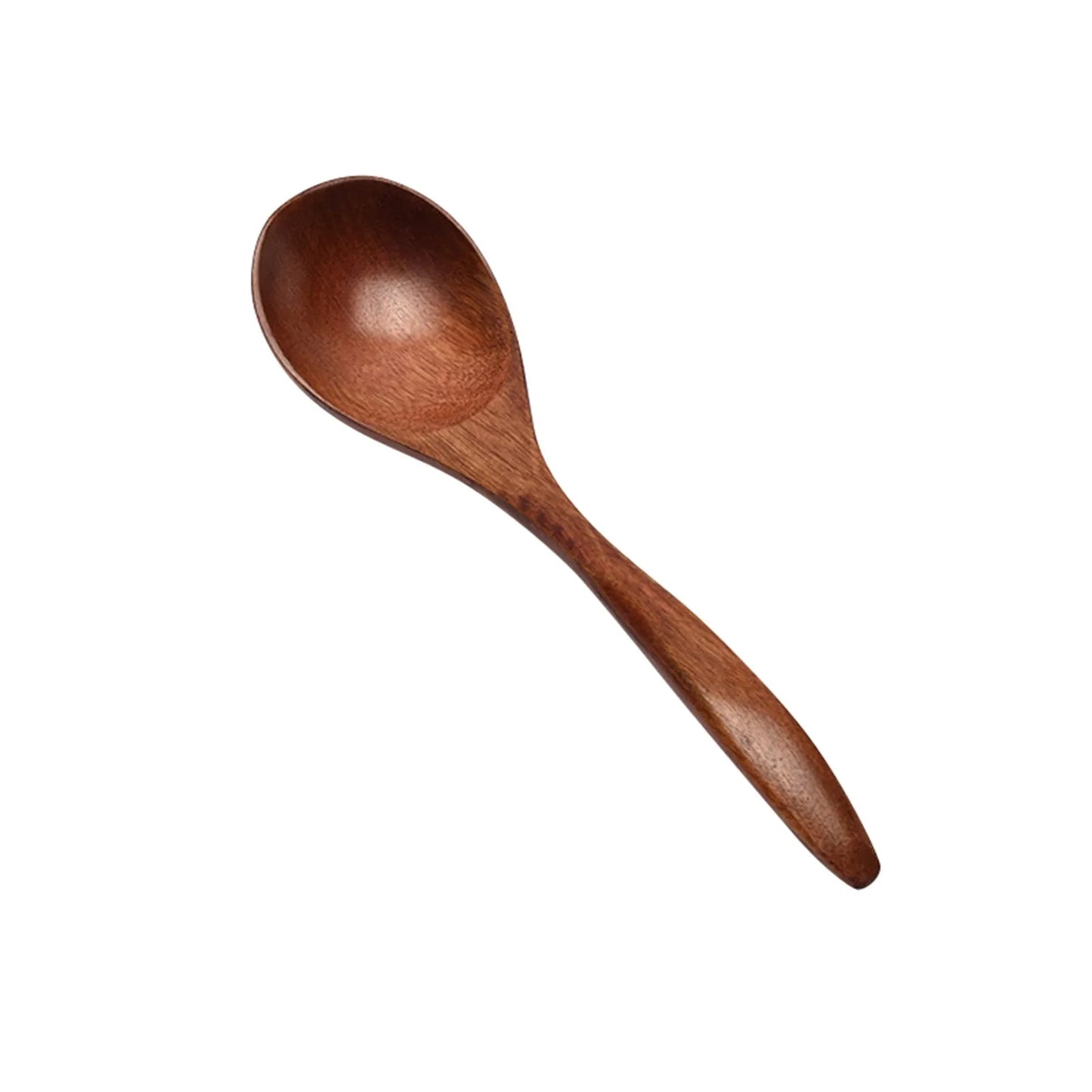 Japanese Wooden Spoon Long Handle | Ramen & Porridge Spoon