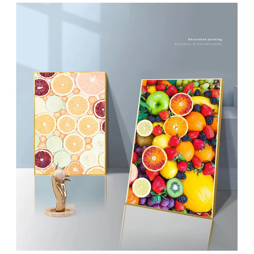 Nordic Minimalist Food Canvas Wall Art | Kitchen & Dining Decor