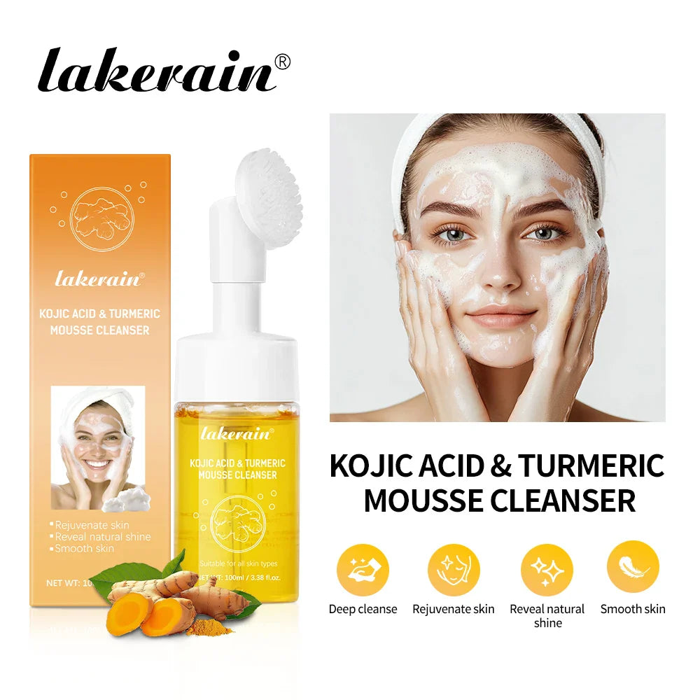 Turmeric & Kojic Acid Foaming Facial Cleanser – 100ml
