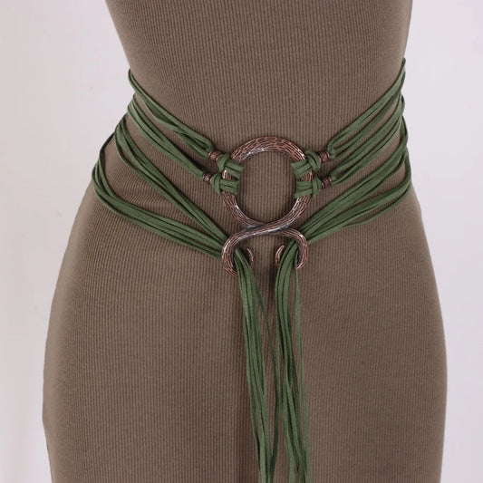 Renaissance Medieval Tassel Women's Long Rope Waistband Witch Peaceful Pleasures Health and Wellness
